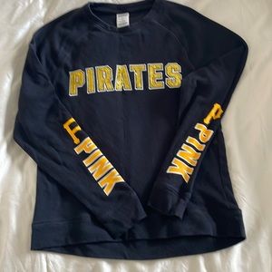 VS pink Pittsburgh pirates small crew neck